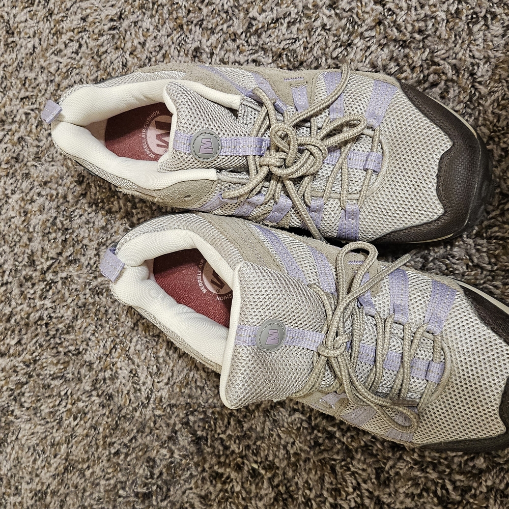 Merrell Women's Athletic Shoes - Gray and Cream